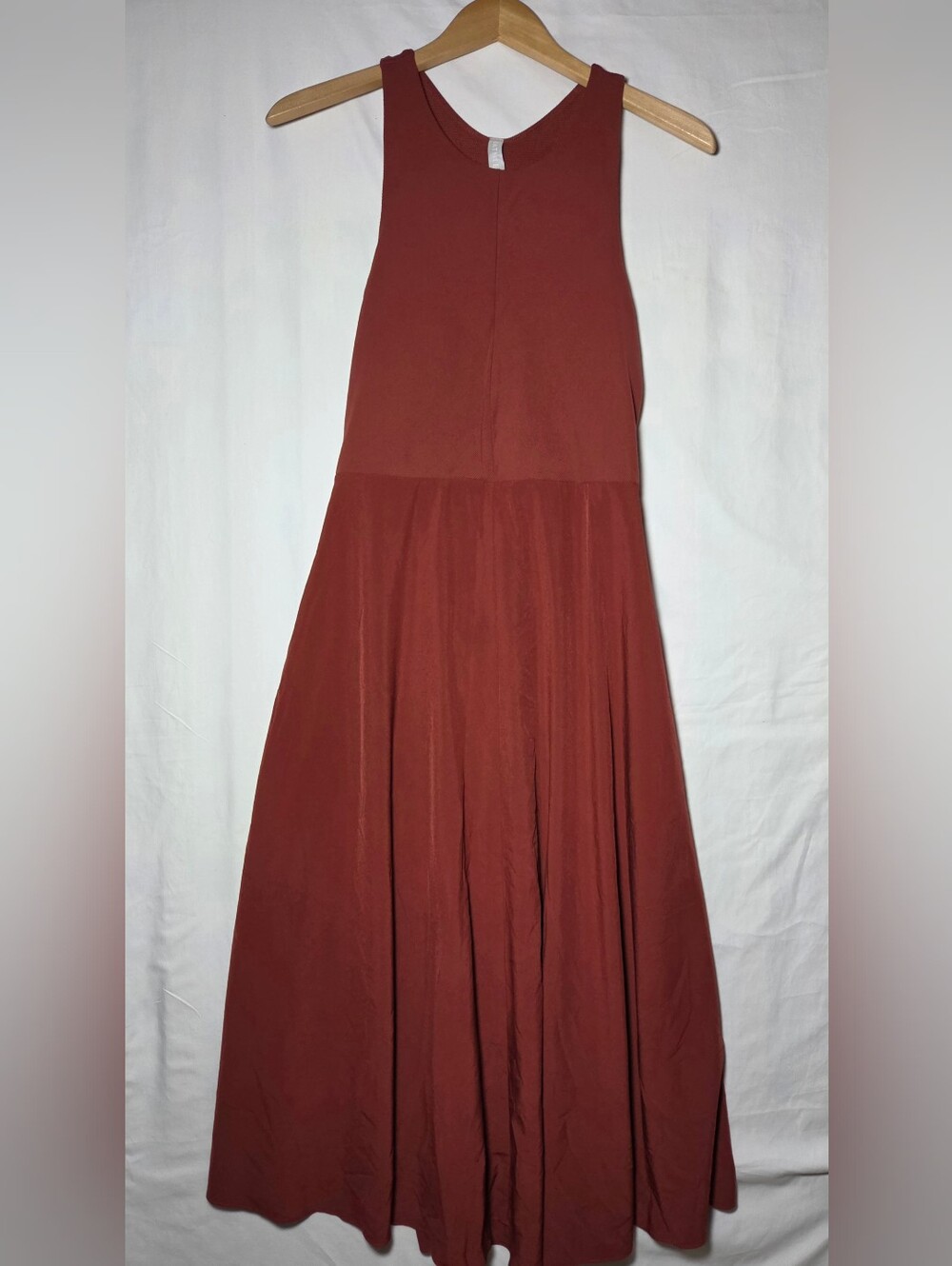 Athleta Rust Red Maxi Dress-Style Skirt